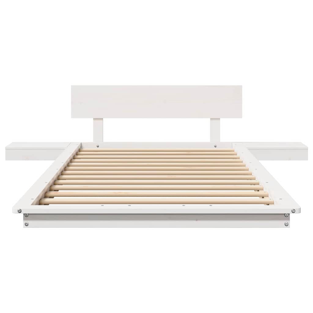 Sengestamme Hvit 80 x 200 cm tre