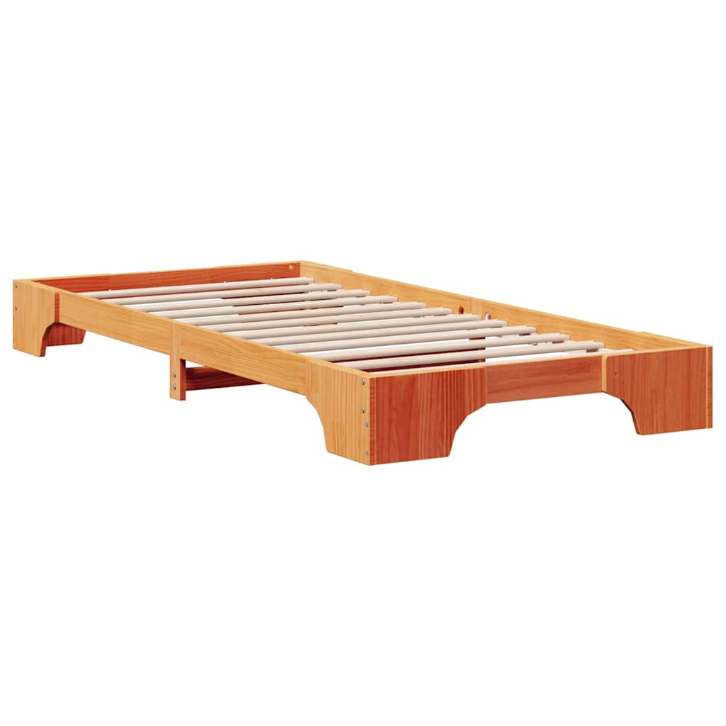 Sengestamme Vokset Brun 80 x 200 cm Massiv furu