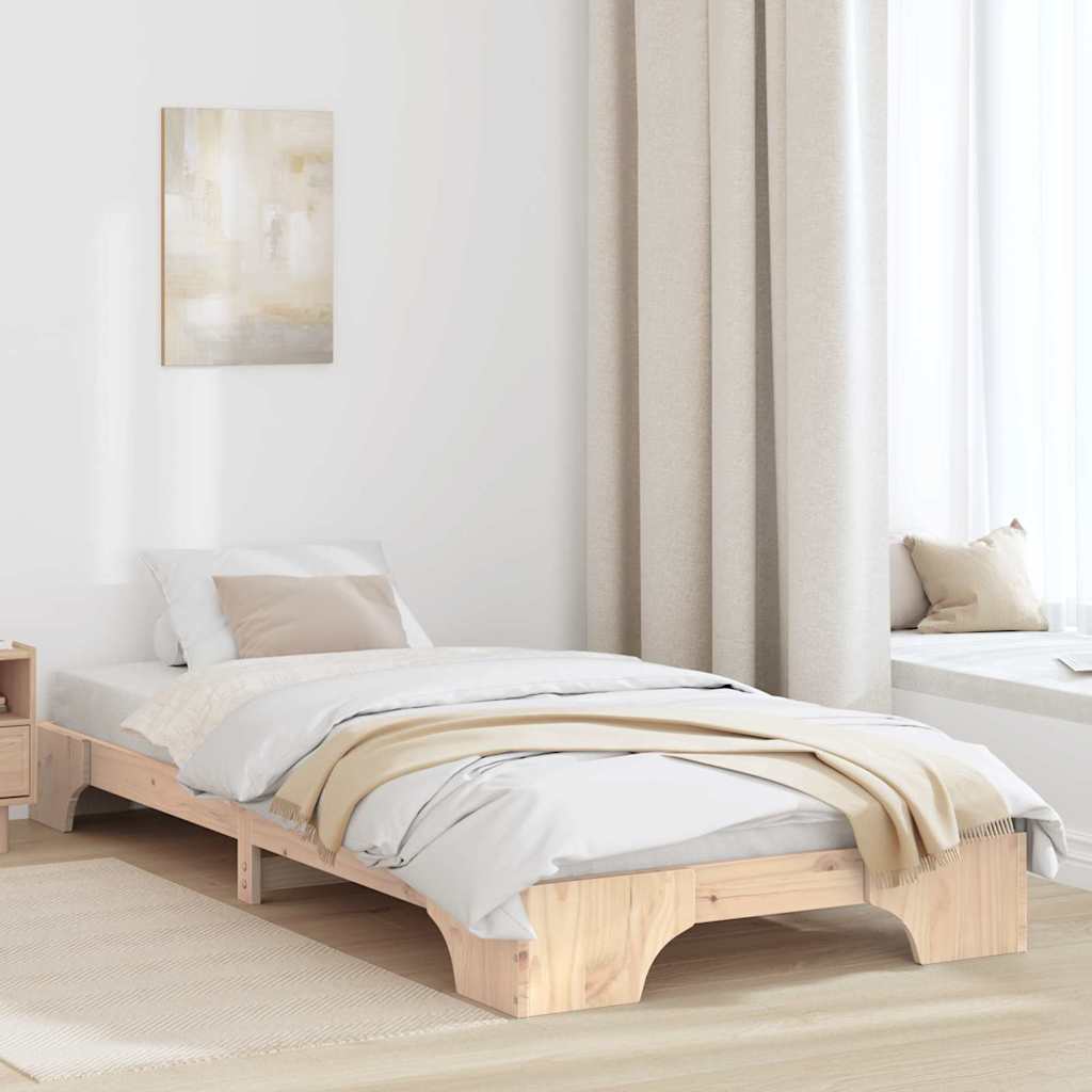 Sengestamme Naturlig 90 x 190 cm Massiv furu