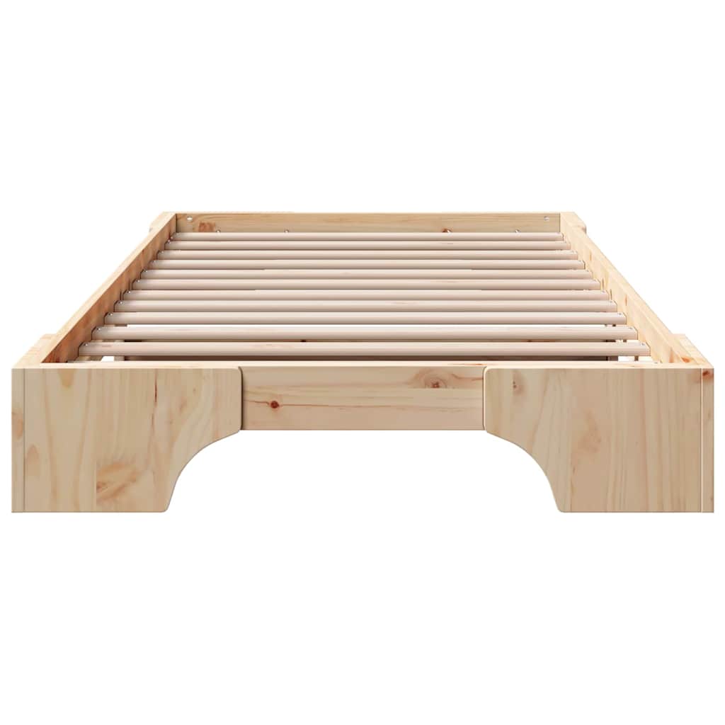 Sengestamme Naturlig 75 x 190 cm Massiv furu