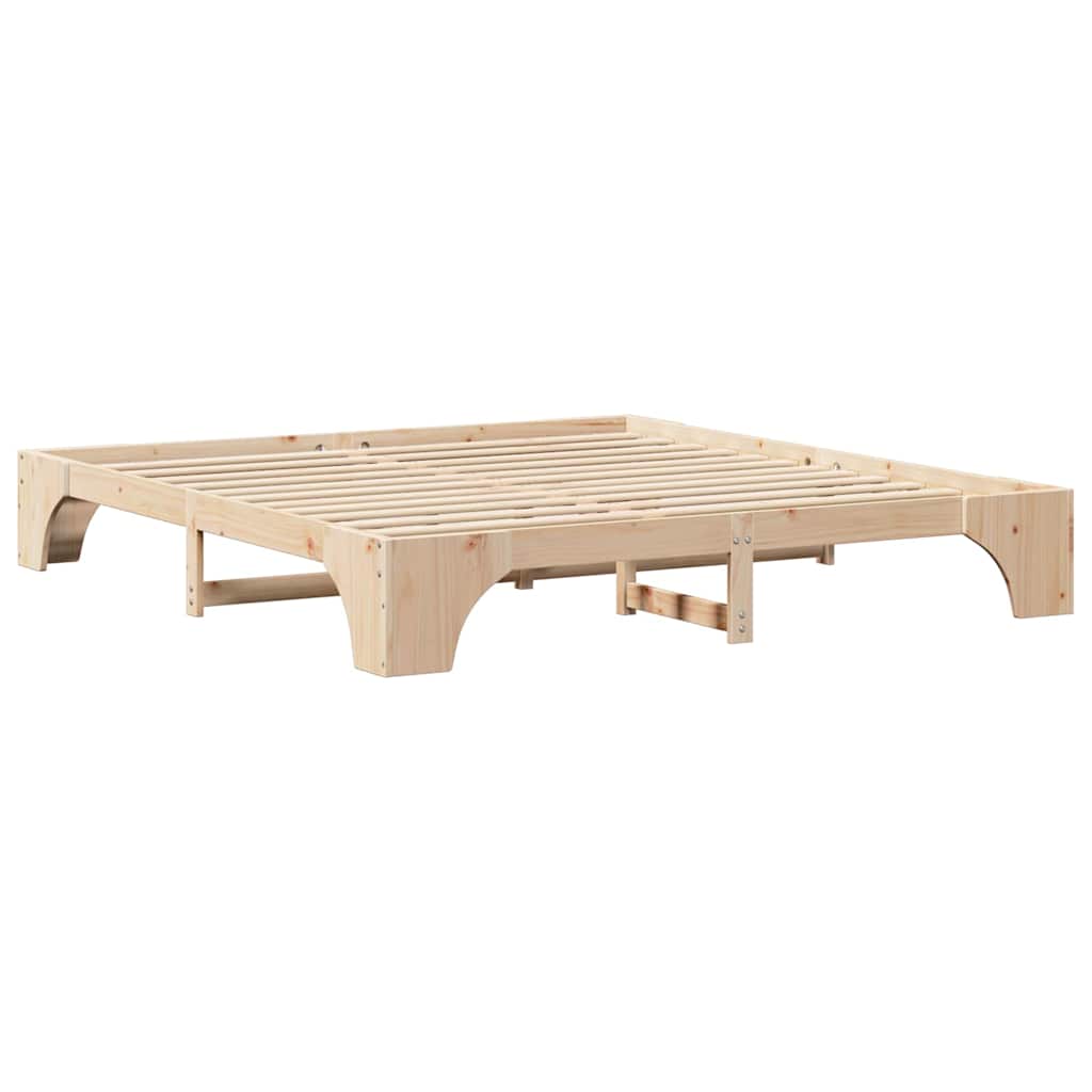 Sengestamme Naturlig 180 x 200 cm Massiv furu