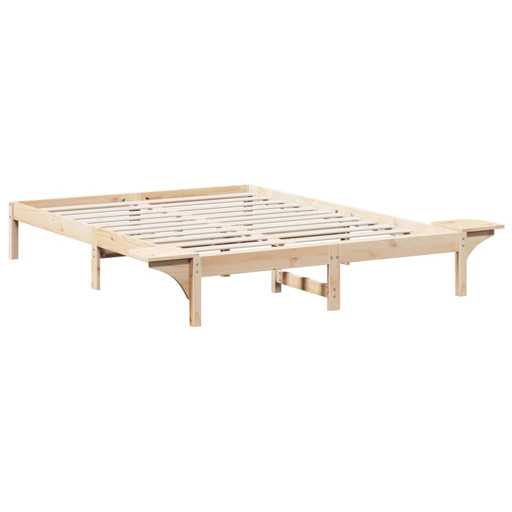 Sengestamme Naturlig 160 x 200 cm Massiv furu