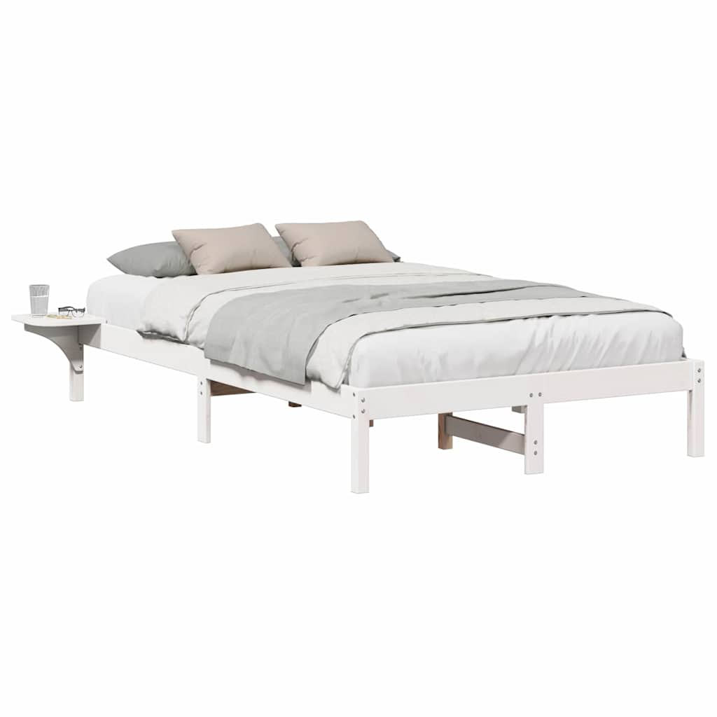 Sengestamme Hvit 140 x 190 cm Massiv furu