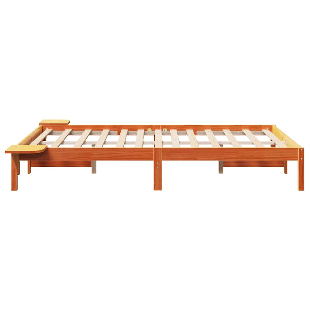 Sengestamme Vokset Brun 120 x 190 cm Massiv furu