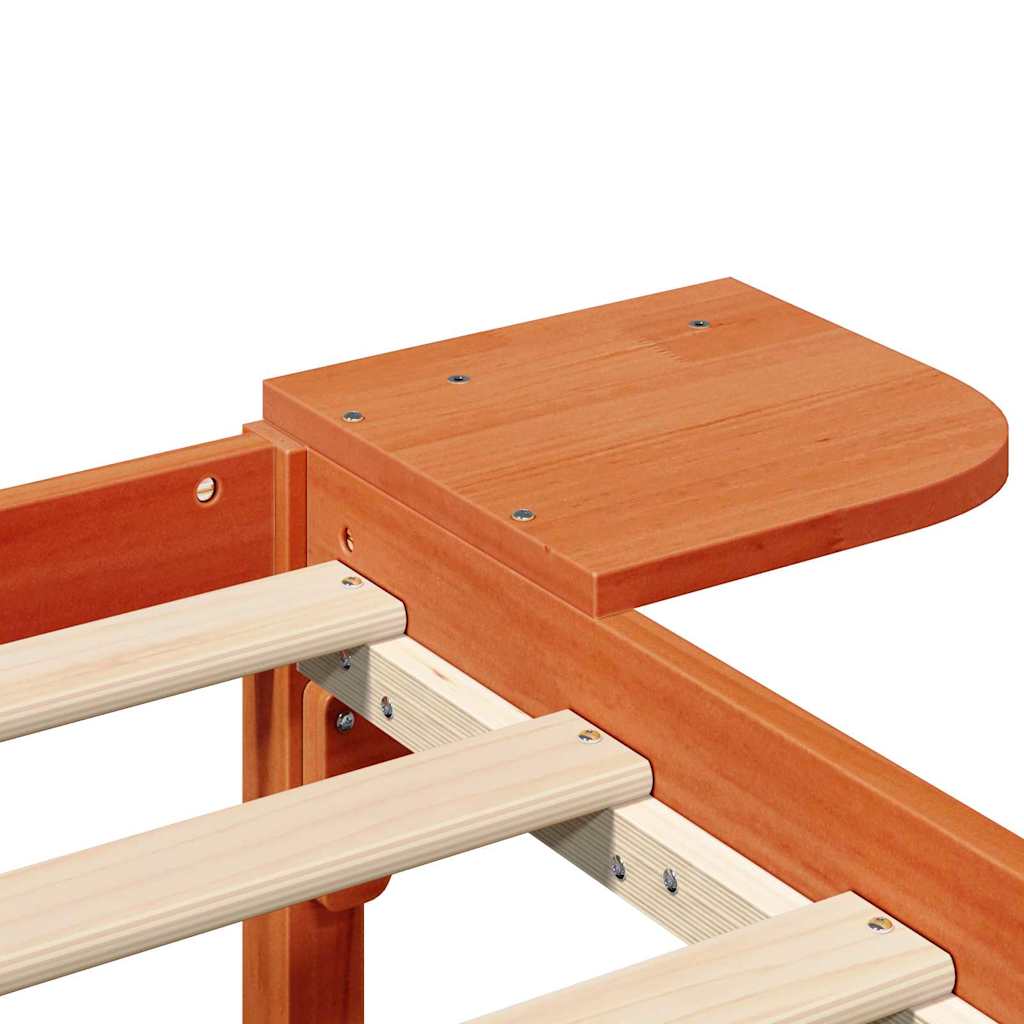 Sengestamme Vokset Brun 100 x 200 cm Massiv furu