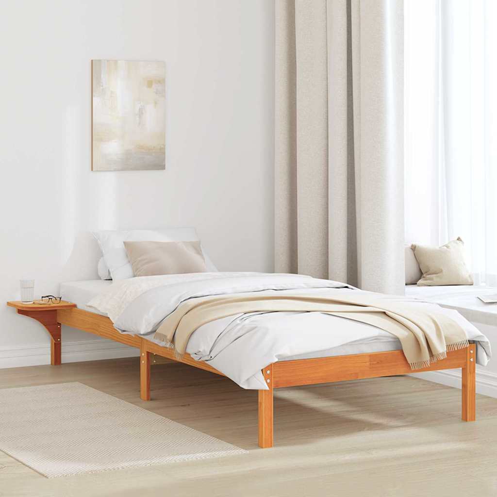 Sengestamme Vokset Brun 100 x 200 cm Massiv furu