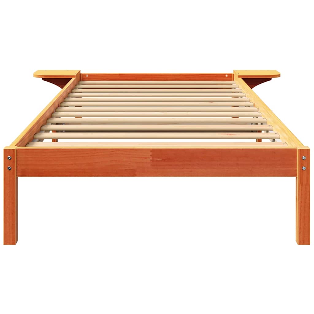 Sengestamme Vokset Brun 100 x 200 cm Massiv furu