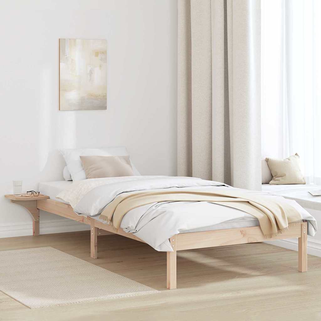 Sengestamme Naturlig 75 x 190 cm Massiv furu