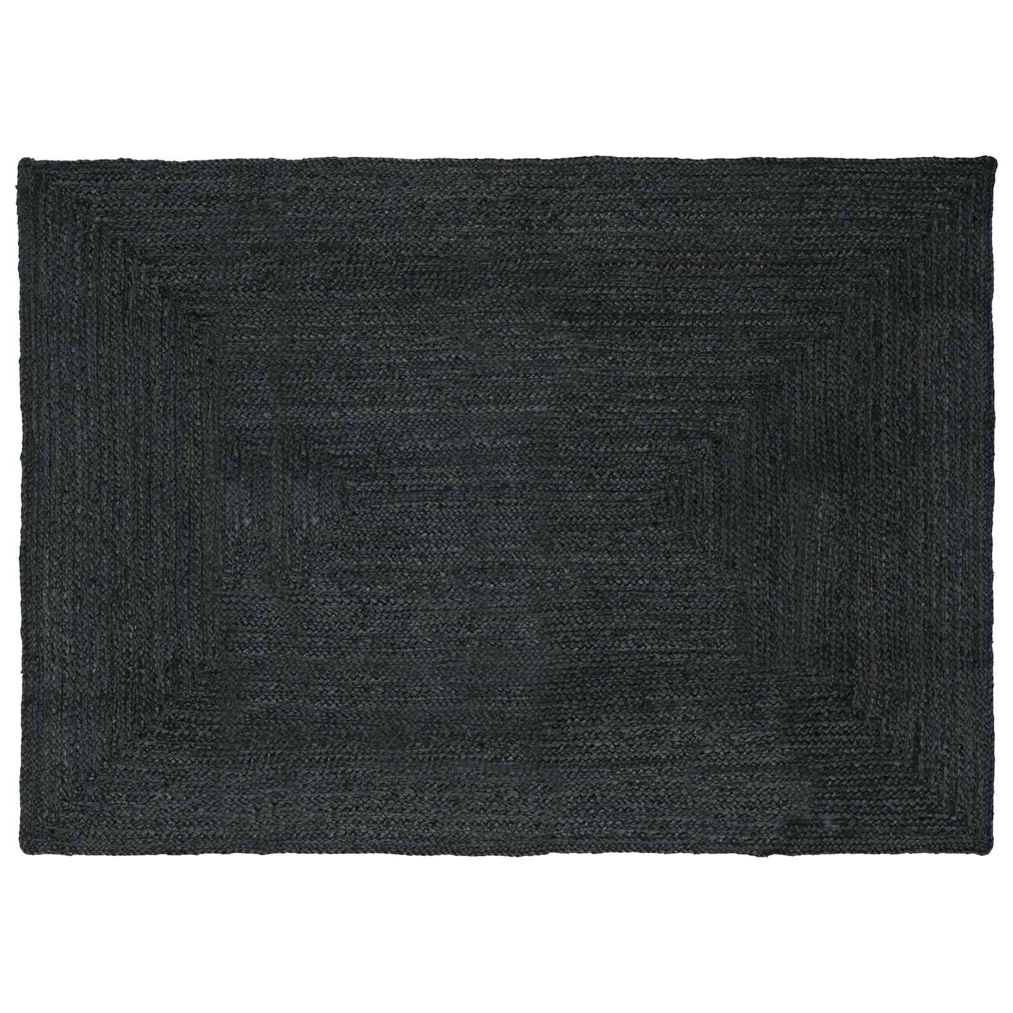 Områdetepper Rektangulær Mørkegrå 200 x 290 cm Jute