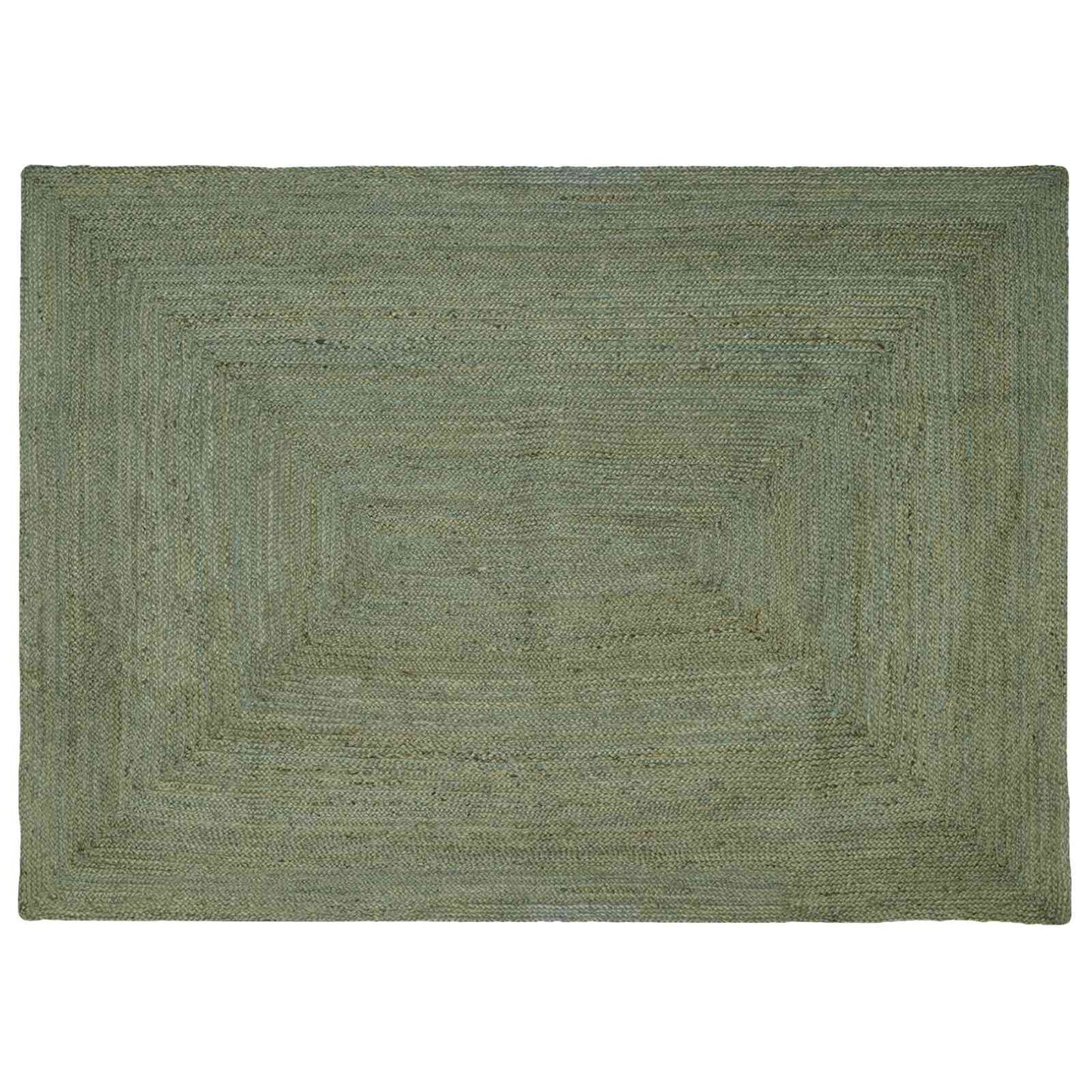 Områdetepper Rektangulær Olivengrønn 240 x 340 cm Jute
