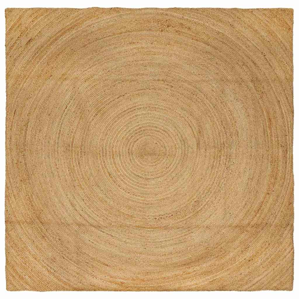 Områdetepper Naturlig 240 x 240 cm Jute