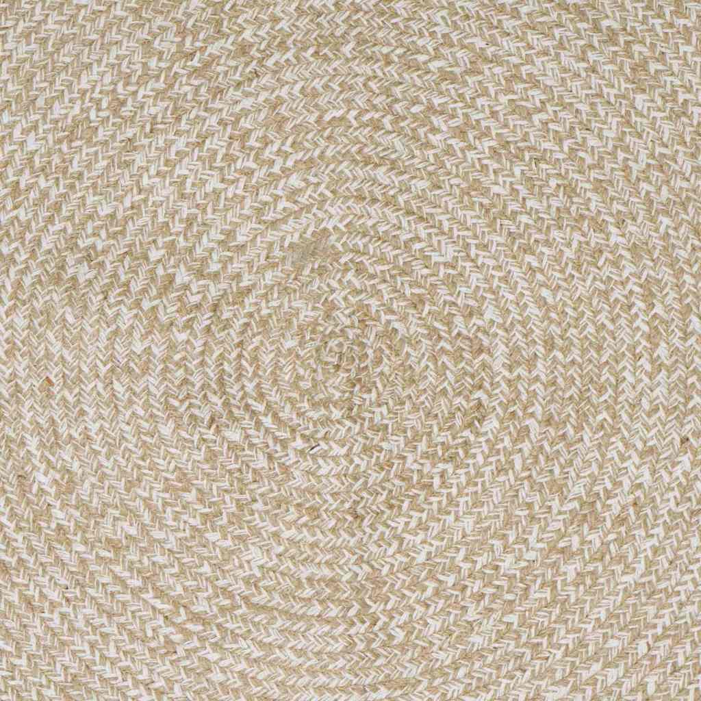 Områdetepper Naturlig og Hvit 80 x 250 cm Jute
