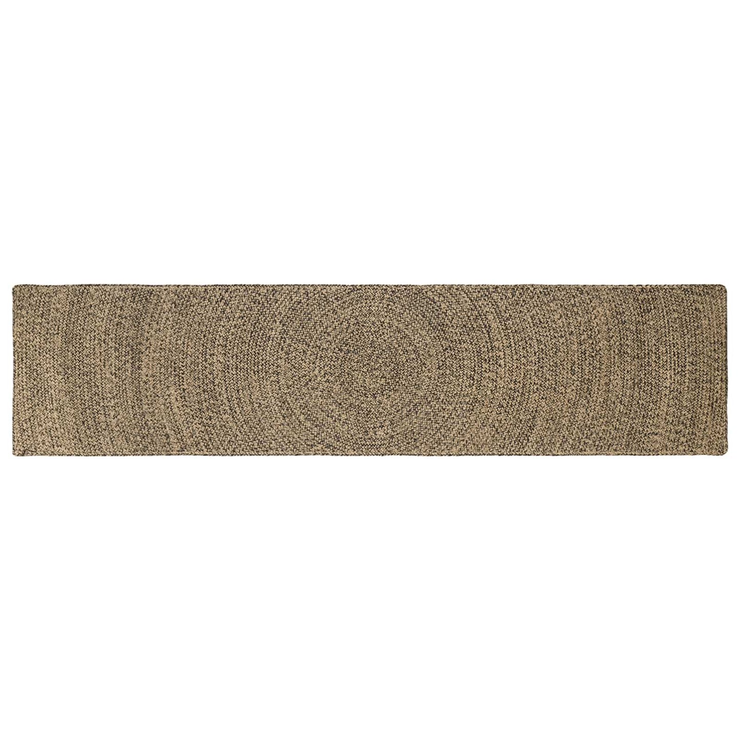 Områdetepper Naturlig og svart 60 x 200 cm Jute