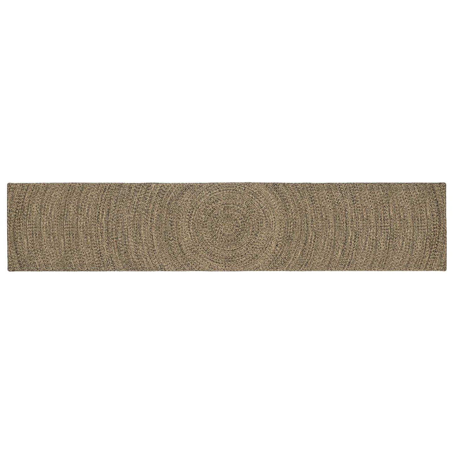Områdetepper Naturlig og svart 60 x 400 cm Jute