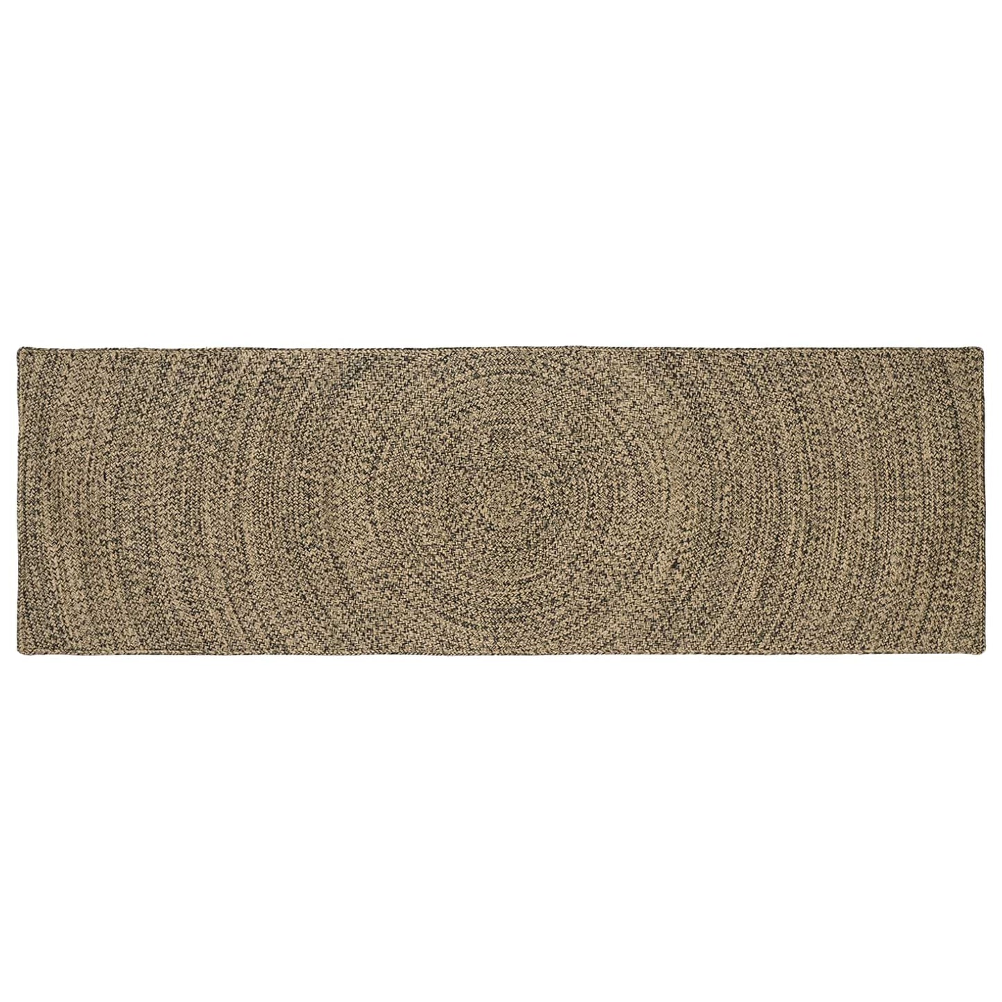 Områdetepper Naturlig og svart 80 x 200 cm Jute