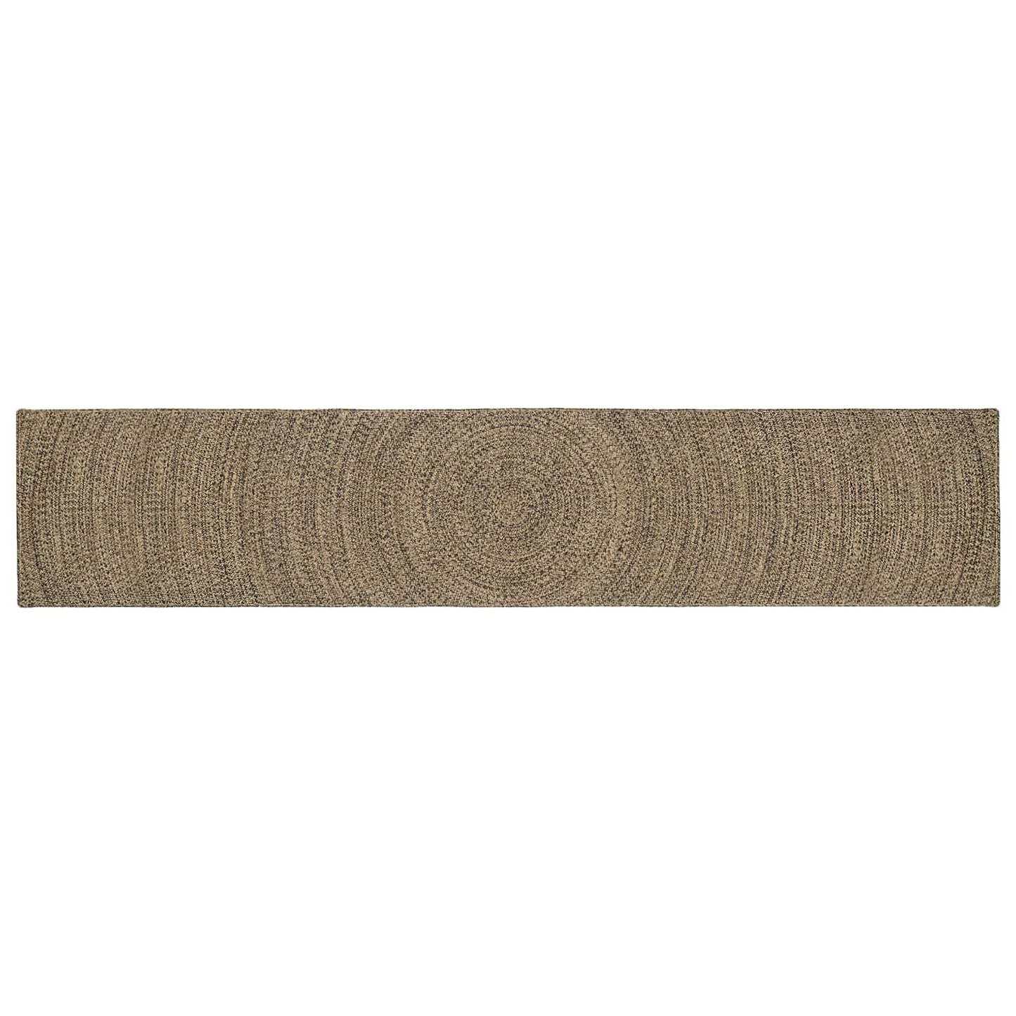 Områdetepper Naturlig og svart 80 x 400 cm Jute