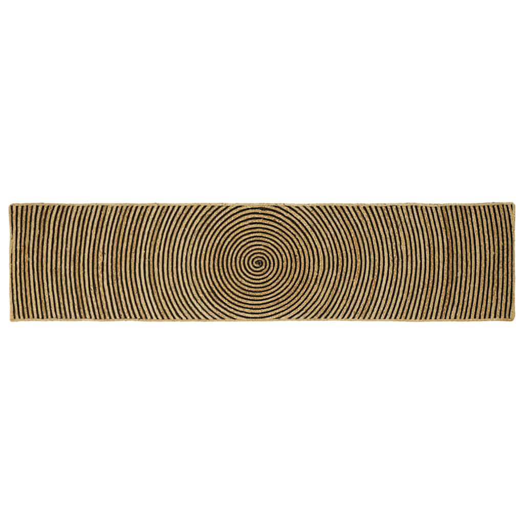 Områdetepper Svart 60 x 250 cm Jute