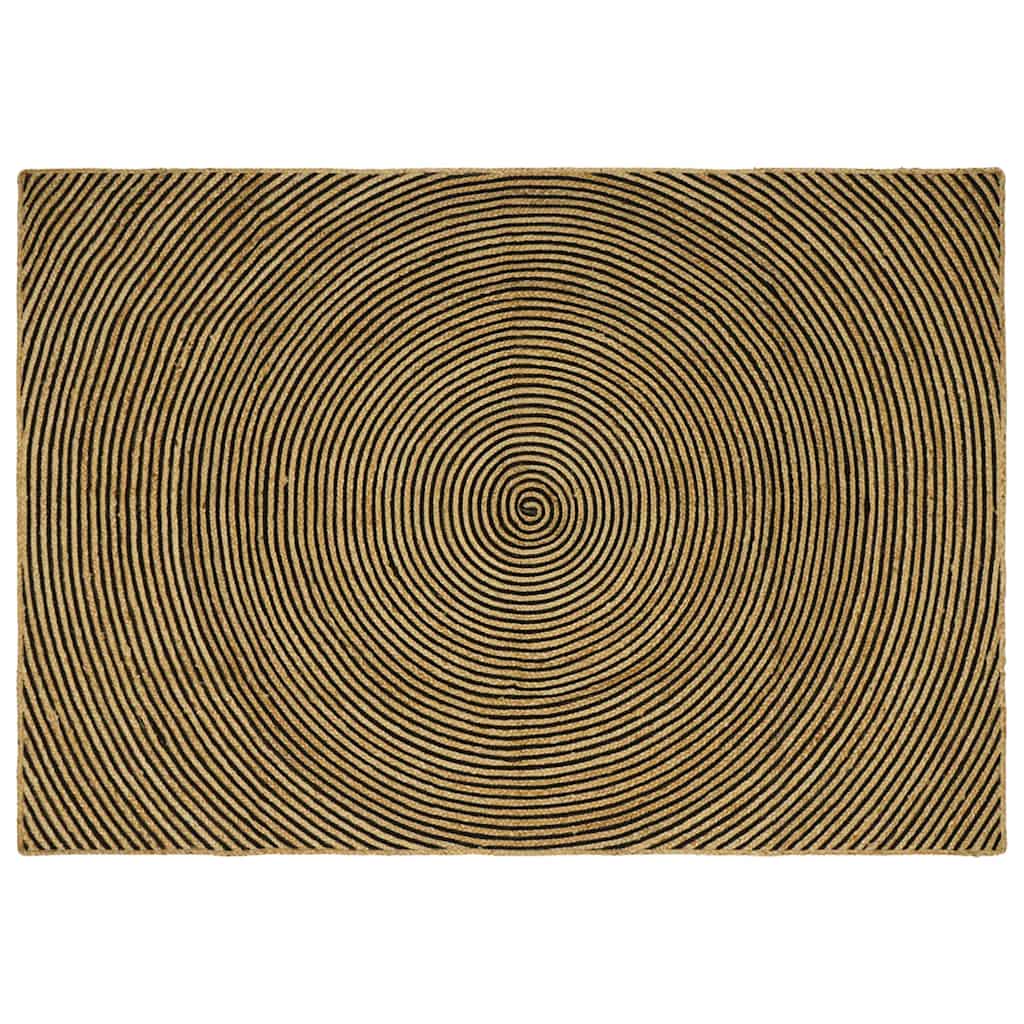 Områdetepper Svart 240 x 340 cm Jute