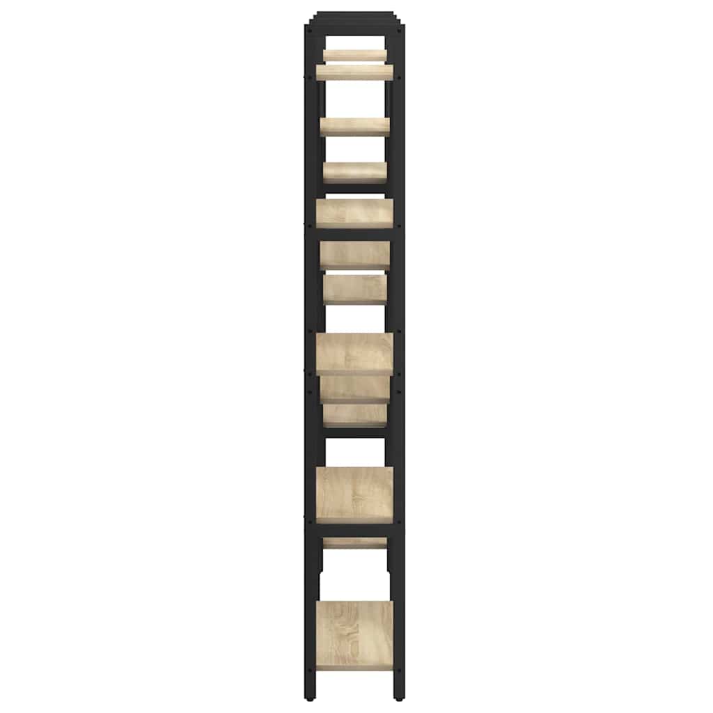 Bokhylle Sonoma eik 156 x 25 x 167 cm Konstruert tre