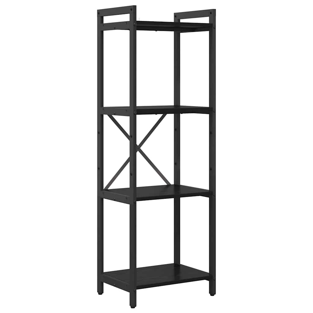 Bokhylle Svart Eik 40 x 30 x 119 cm Konstruert tre