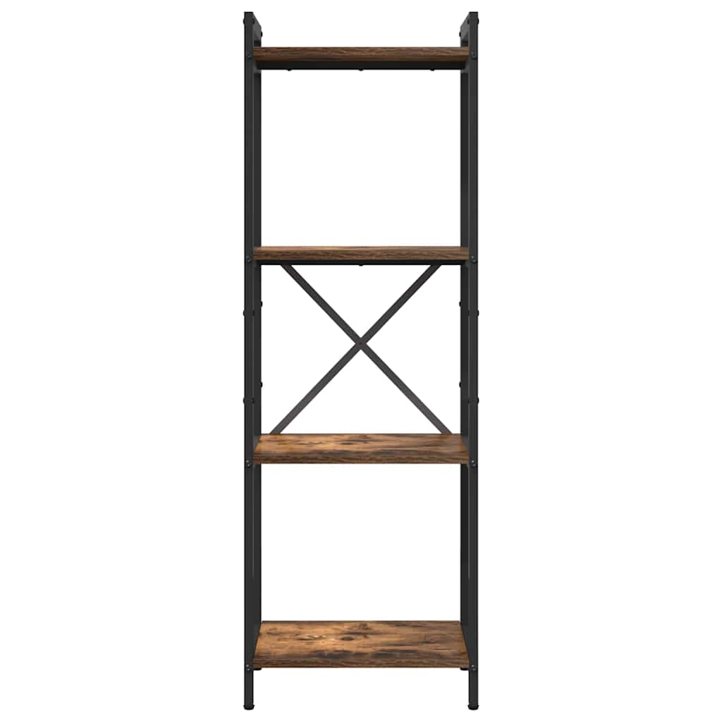 Bokhylle Røkt eik 40 x 30 x 119 cm Konstruert tre