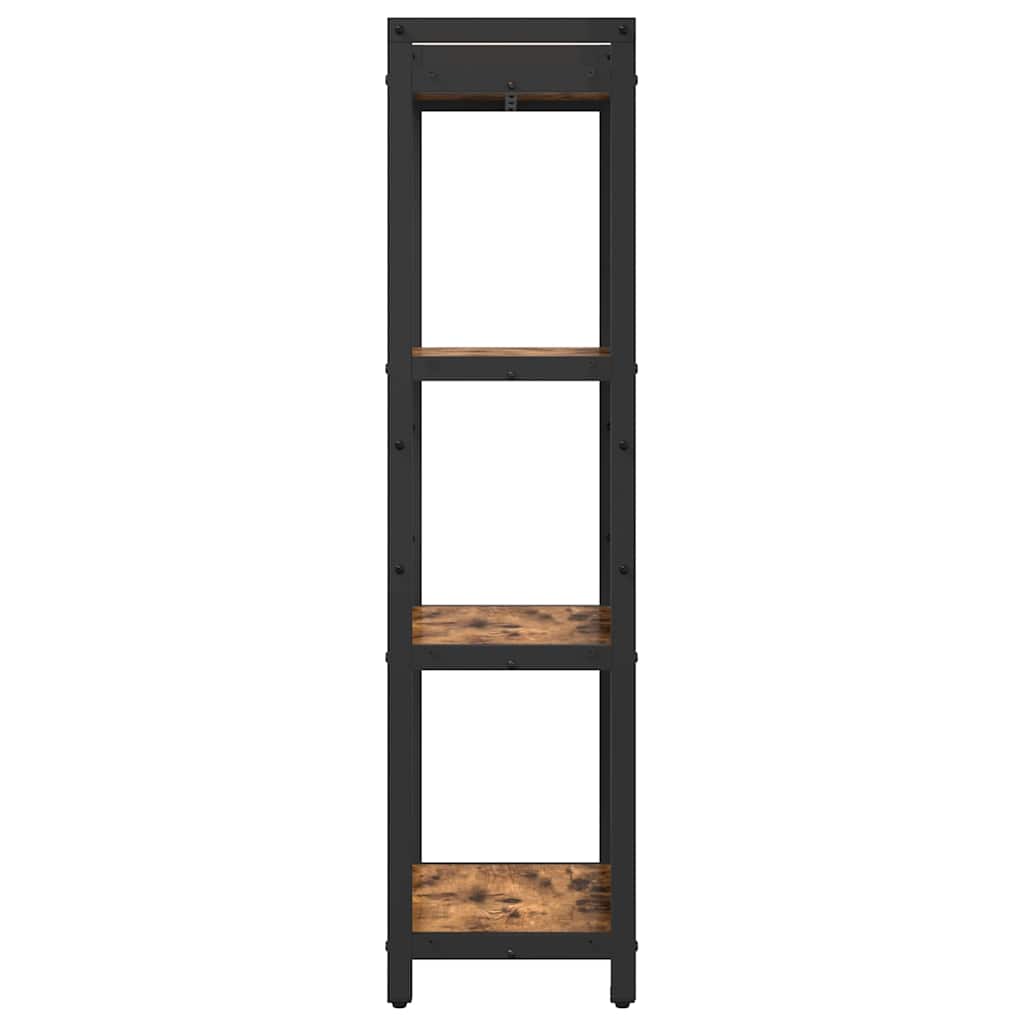 Bokhylle Røkt eik 40 x 30 x 119 cm Konstruert tre
