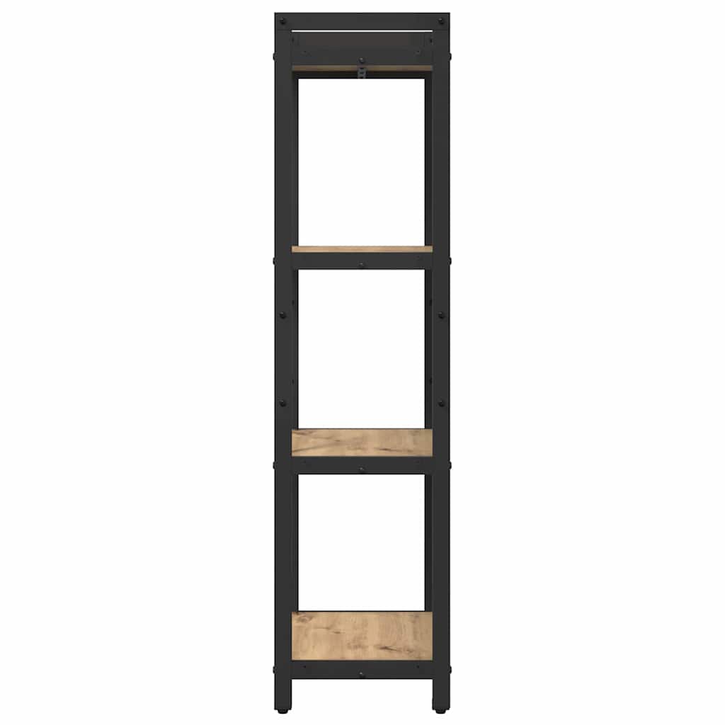 Bokhylle 40 x 30 x 119 cm Konstruert tre Artisan Eik