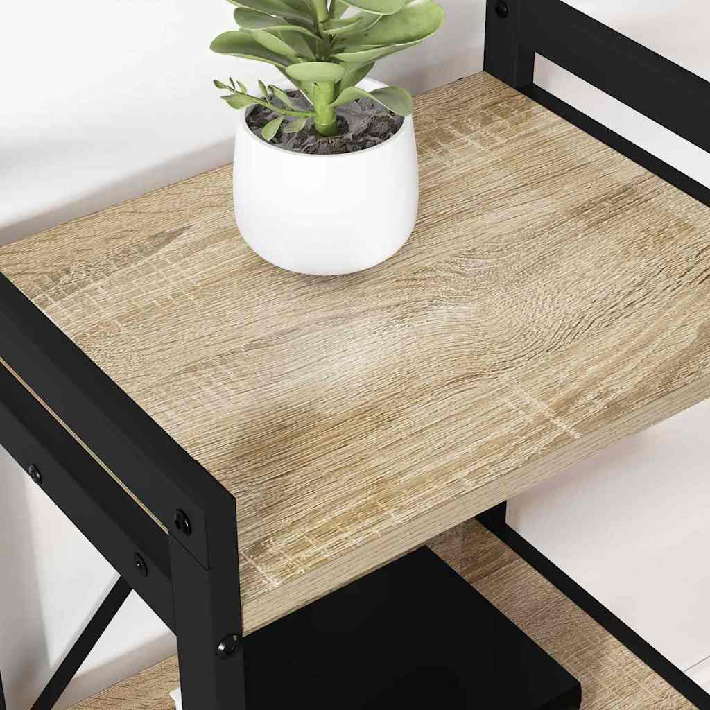 Bokhylle Sonoma eik 40 x 30 x 85 cm Konstruert tre