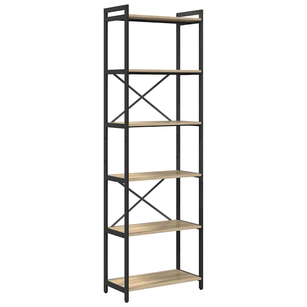 Bokhylle Sonoma eik 60 x 30 x 189,5 cm Konstruert tre