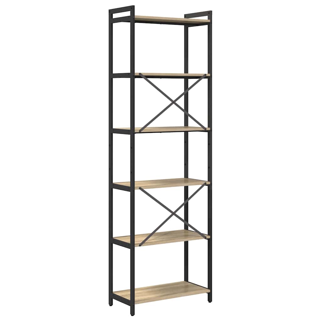 Bokhylle Sonoma eik 60 x 30 x 189,5 cm Konstruert tre