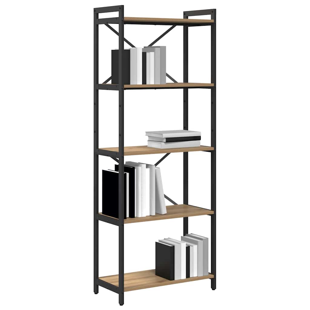 Bokhylle Artisan Eik 60 x 30 x 155 cm Konstruert tre