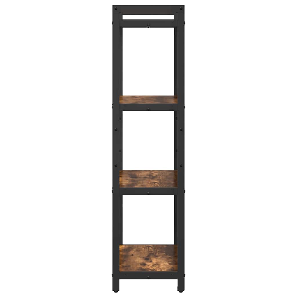 Bokhylle Røkt eik 60 x 30 x 120 cm Konstruert tre