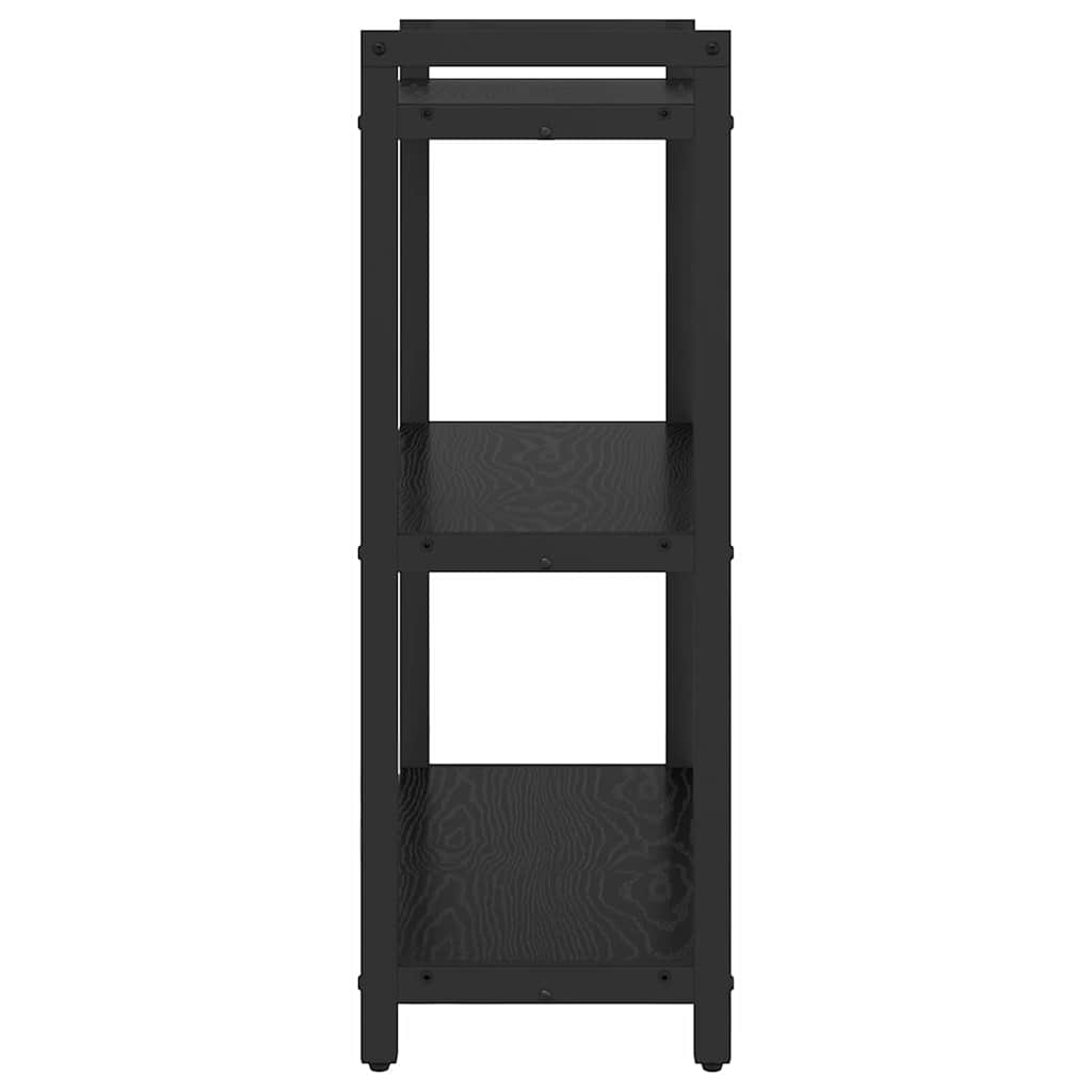 Bokhylle Svart Eik 60 x 30 x 85 cm Konstruert tre