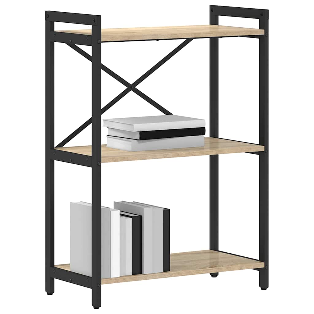Bokhylle Sonoma eik 60 x 30 x 85 cm Konstruert tre