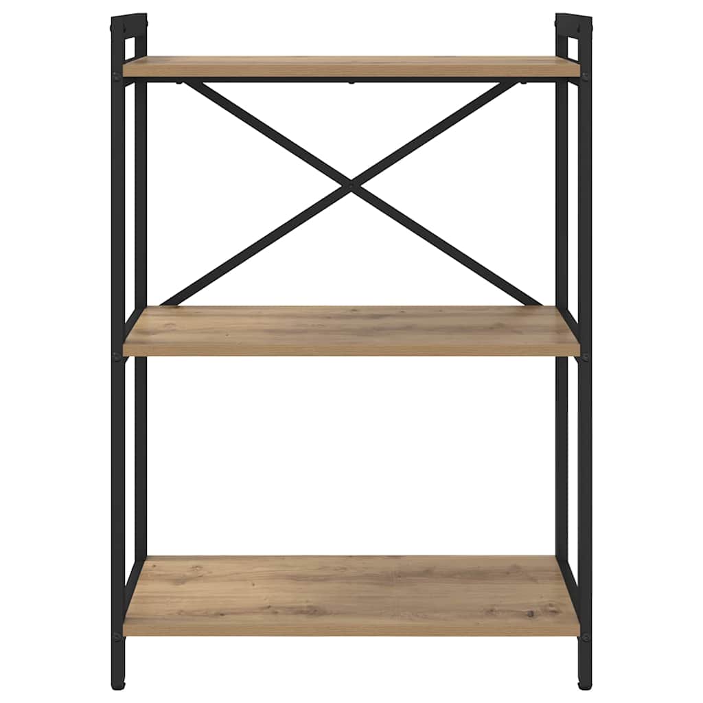 Bokhylle 60 x 30 x 85 cm Konstruert tre Artisan Eik