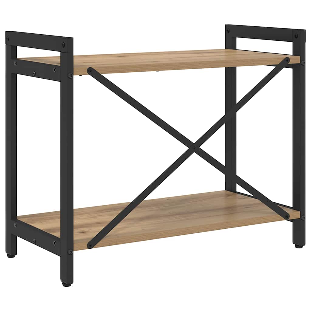 Bokhylle 60 x 30 x 50 cm Konstruert tre Artisan Eik