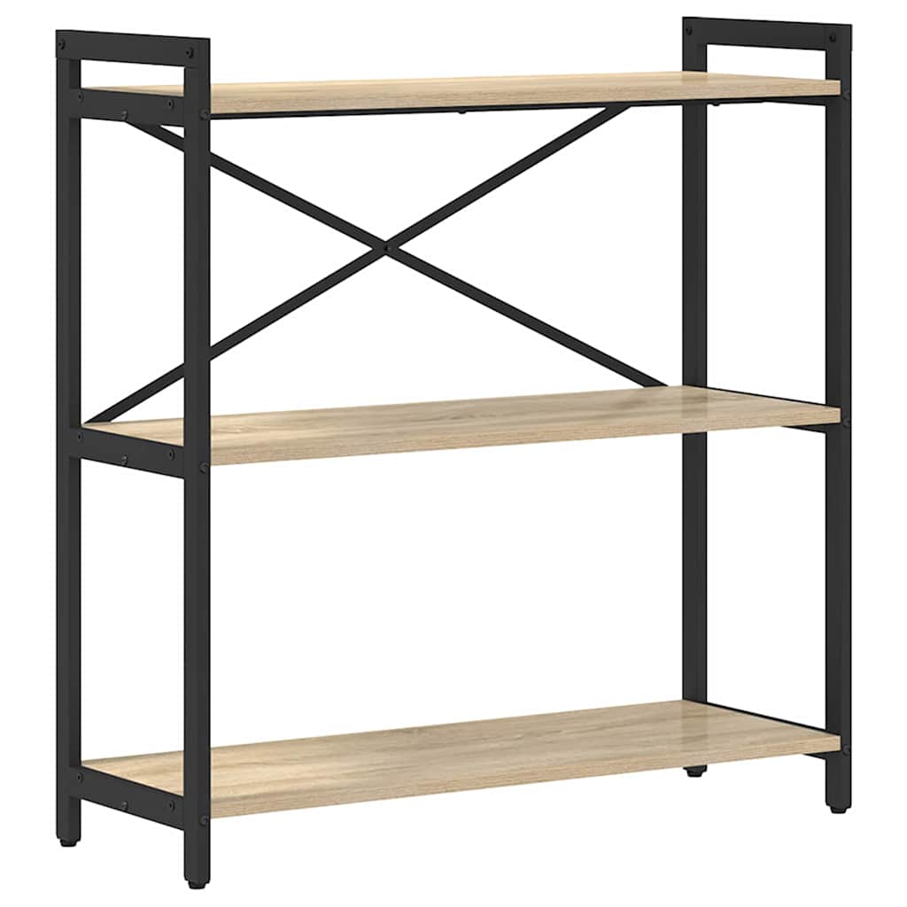 Bokhylle Sonoma eik 80 x 30 x 85 cm Konstruert tre