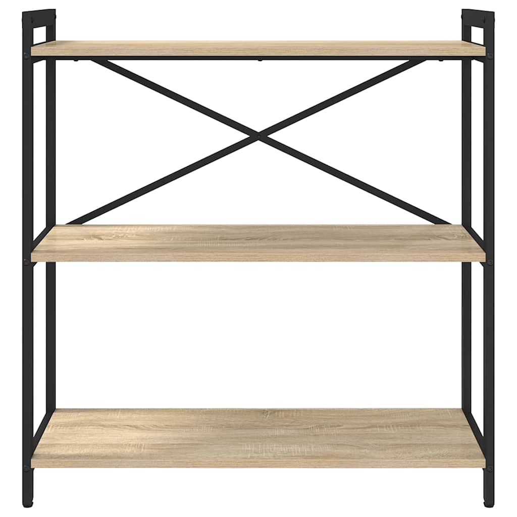 Bokhylle Sonoma eik 80 x 30 x 85 cm Konstruert tre