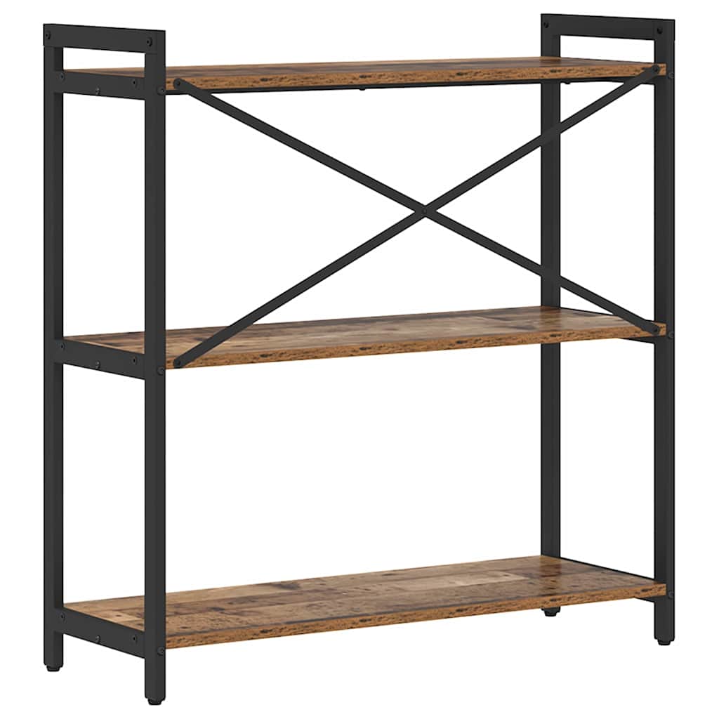 Bokhylle Gammelt tre 80 x 30 x 85 cm Konstruert tre