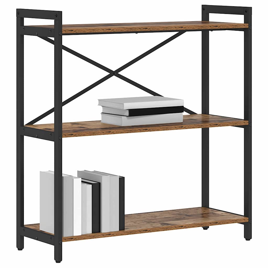 Bokhylle Gammelt tre 80 x 30 x 85 cm Konstruert tre
