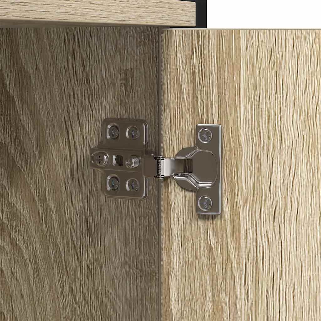 Bokhylle Sonoma eik 80 x 30 x 155,5 cm Konstruert tre