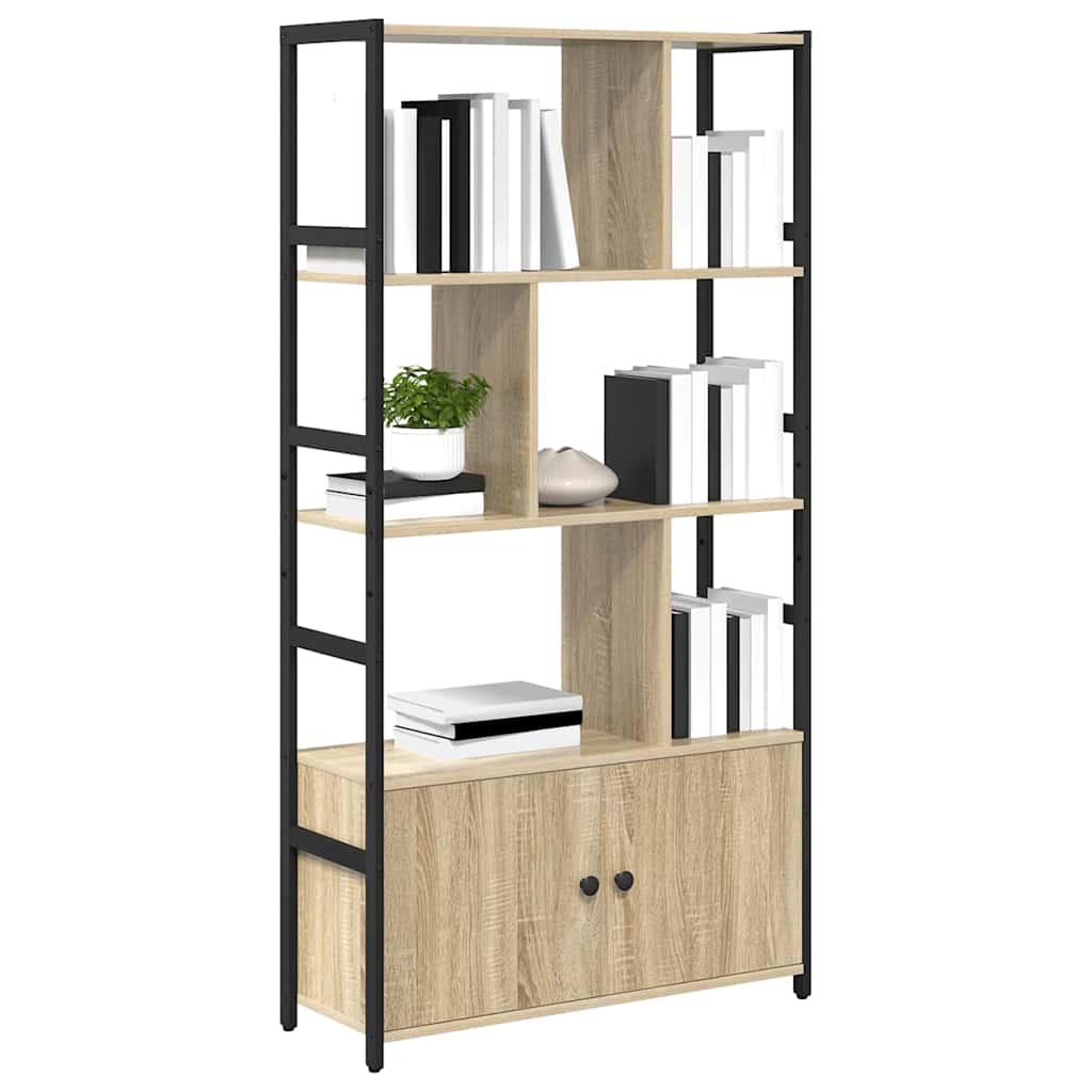 Bokhylle Sonoma eik 80 x 30 x 155,5 cm Konstruert tre