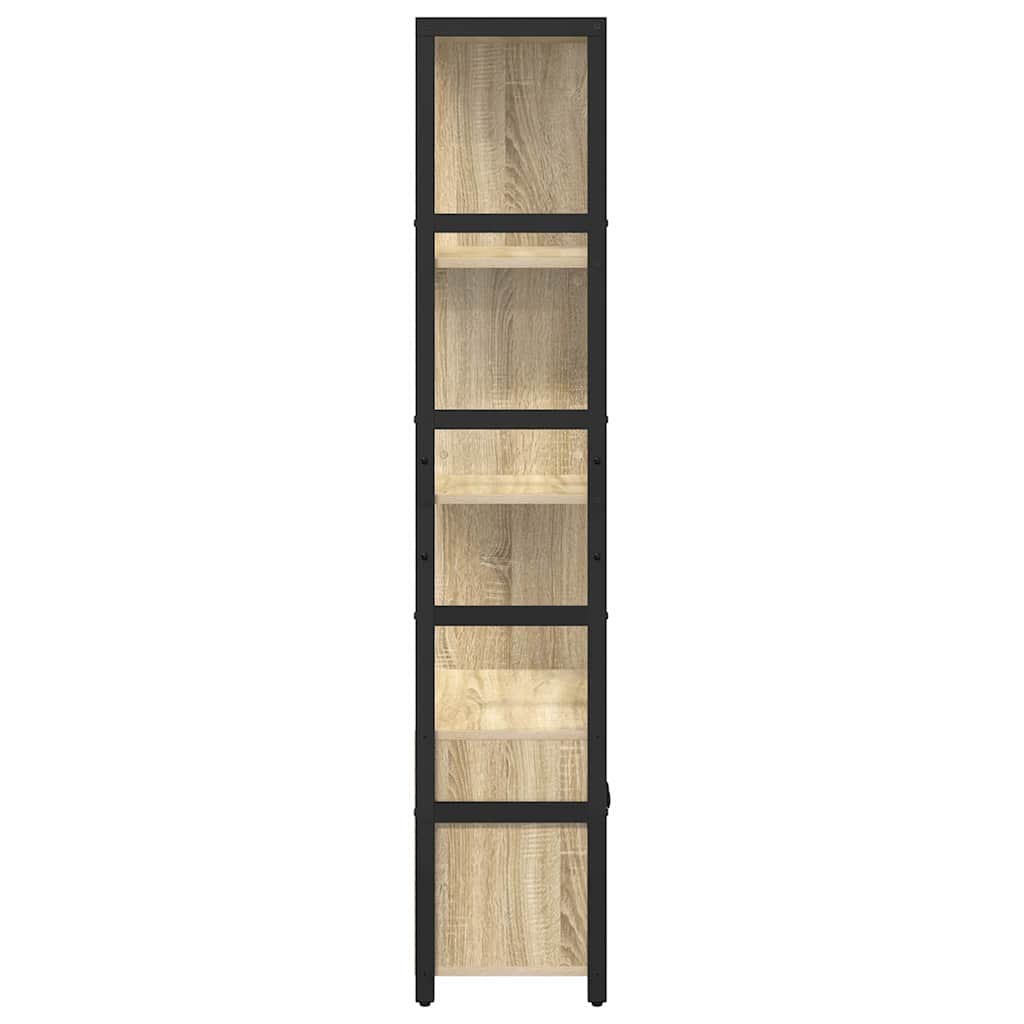 Bokhylle Sonoma eik 80 x 30 x 155,5 cm Konstruert tre
