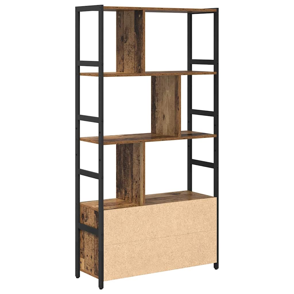Bokhylle Gammelt tre 80 x 30 x 155,5 cm Konstruert tre