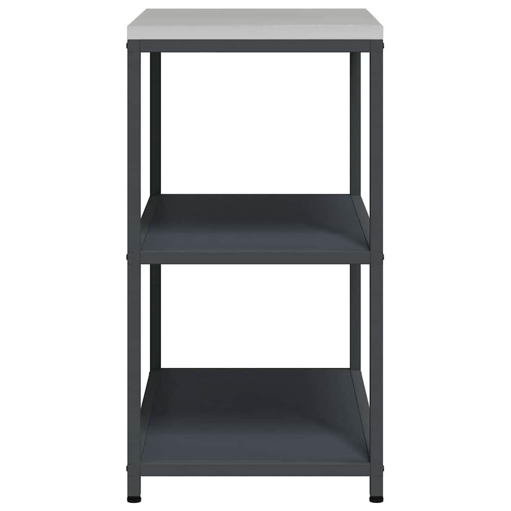 Kjøkkenoppbevaring HATTEM Antrasitt 90 x 50 x 92 cm Stål