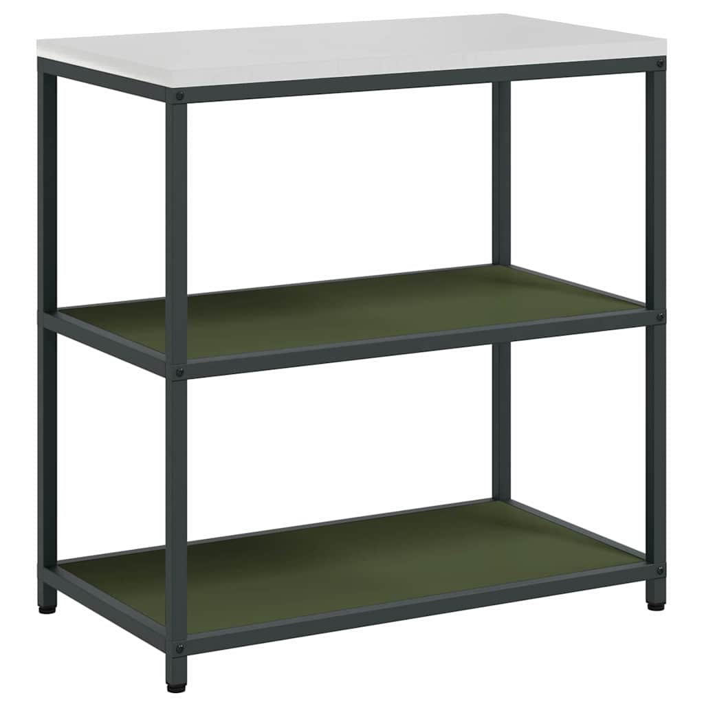 Kjøkkenoppbevaring HATTEM Olivengrønn 90 x 50 x 92 cm Stål