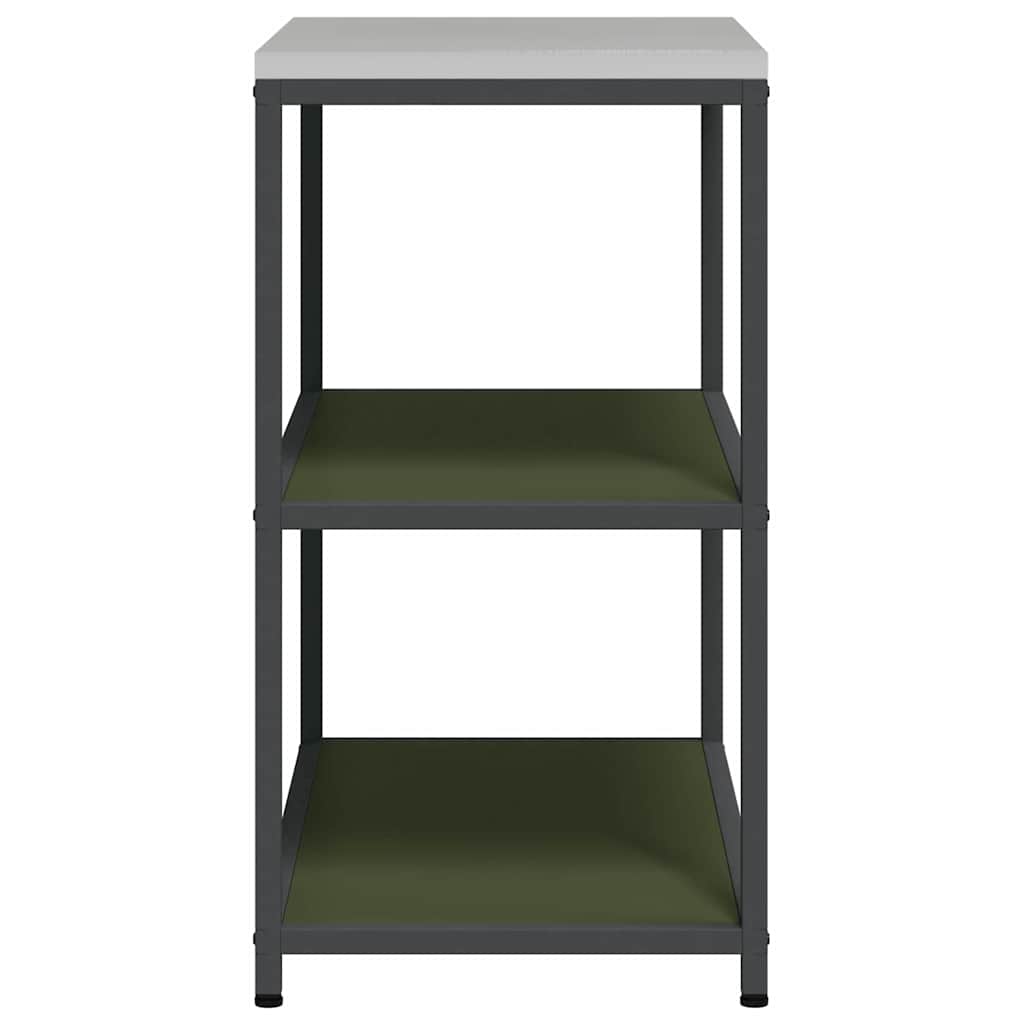 Kjøkkenoppbevaring HATTEM Olivengrønn 90 x 50 x 92 cm Stål
