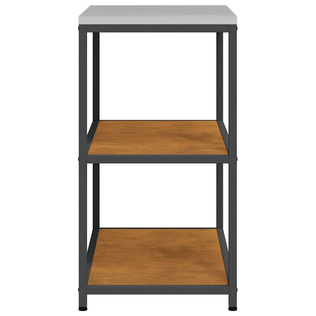Kjøkkenoppbevaring HATTEM Rusten 90 x 50 x 92 cm Stål