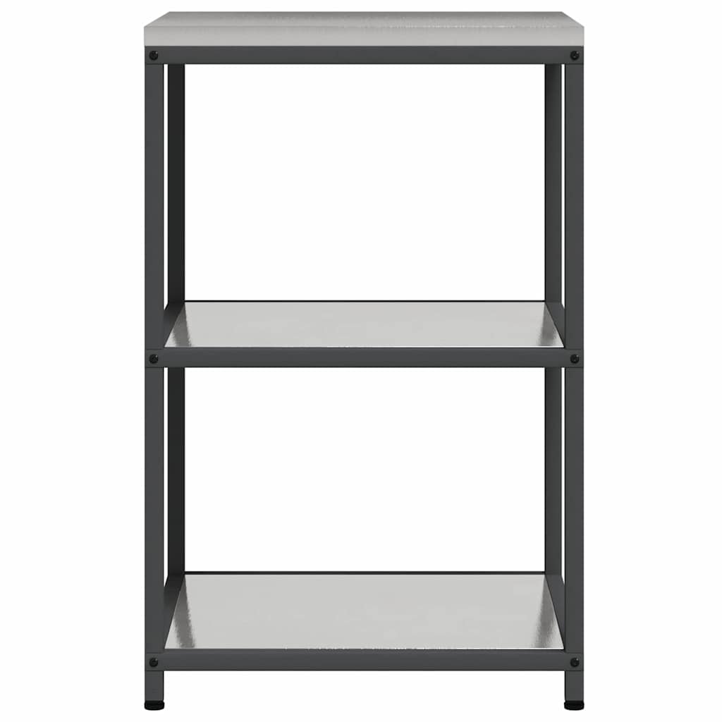 Kjøkkenoppbevaring HATTEM Sølv 60 x 50 x 92 cm Stål