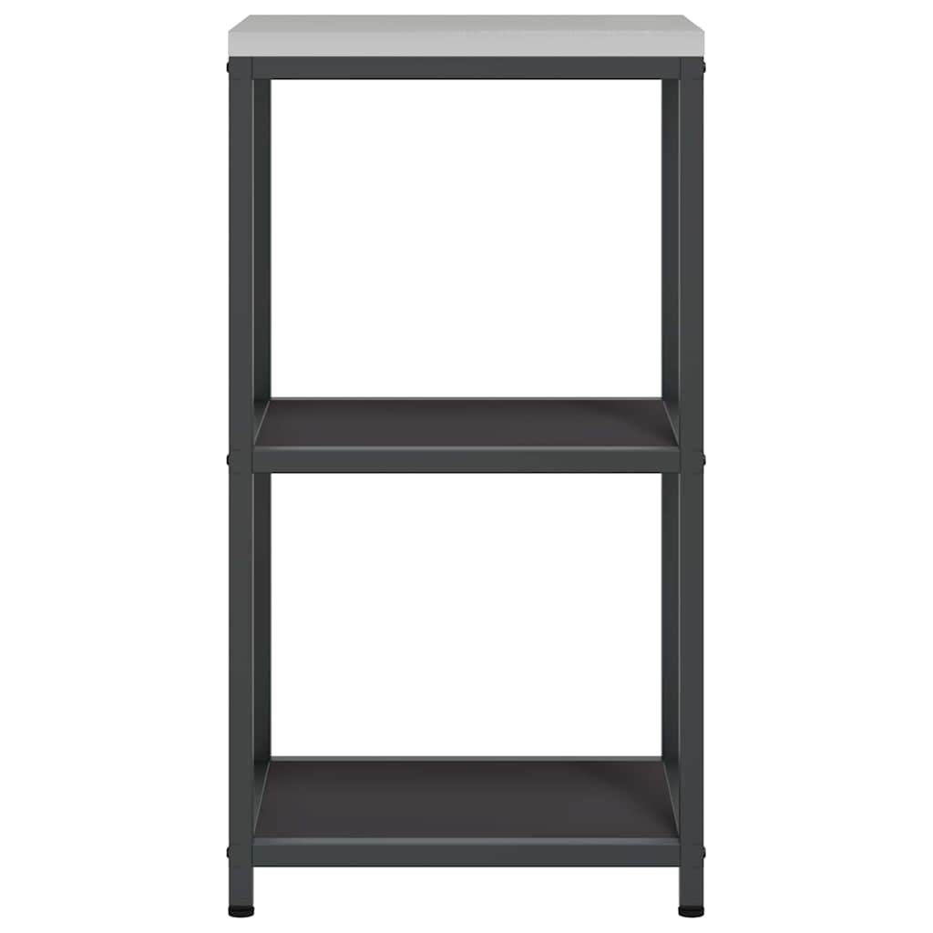 Kjøkkenoppbevaring HATTEM Svart 40 x 50 x 92 cm Stål